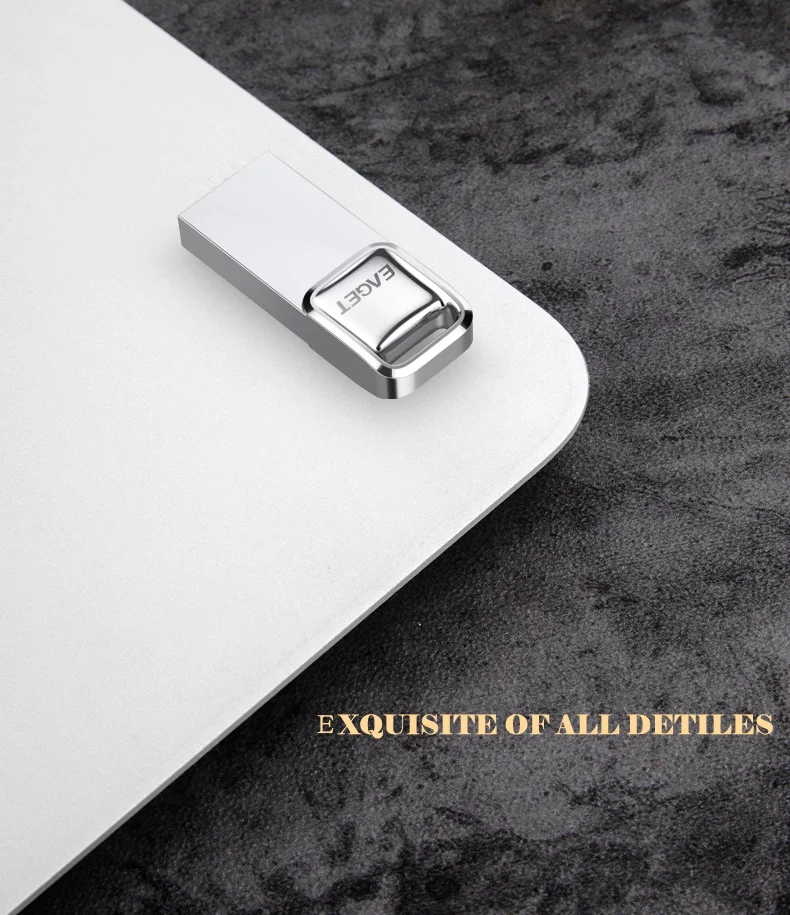 EAGET U1 USB флэш-накопитель, 32 ГБ металлическая Водонепроницаемая Флэшка USB карта памяти 16 ГБ флеш-накопитель реальная емкость USB флэш-диск U