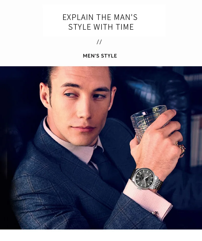SMAEL Watches Men Top Brand Fashion Business Male Stainless Steel Watch Waterproof WristWatch Men's Clock Blue Relogio Masculino