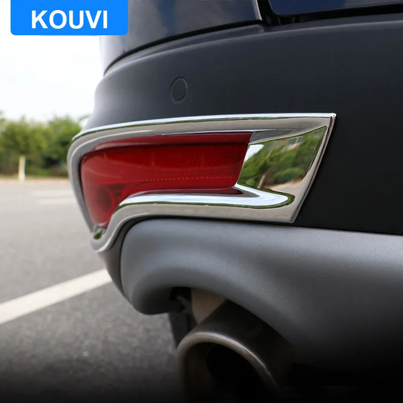 Для Honda CRV CR-V ABS хромированная отделка Стайлинг задний хвост противотуманная фара крышка украшения автомобиля 3D авто аксессуары 2 p