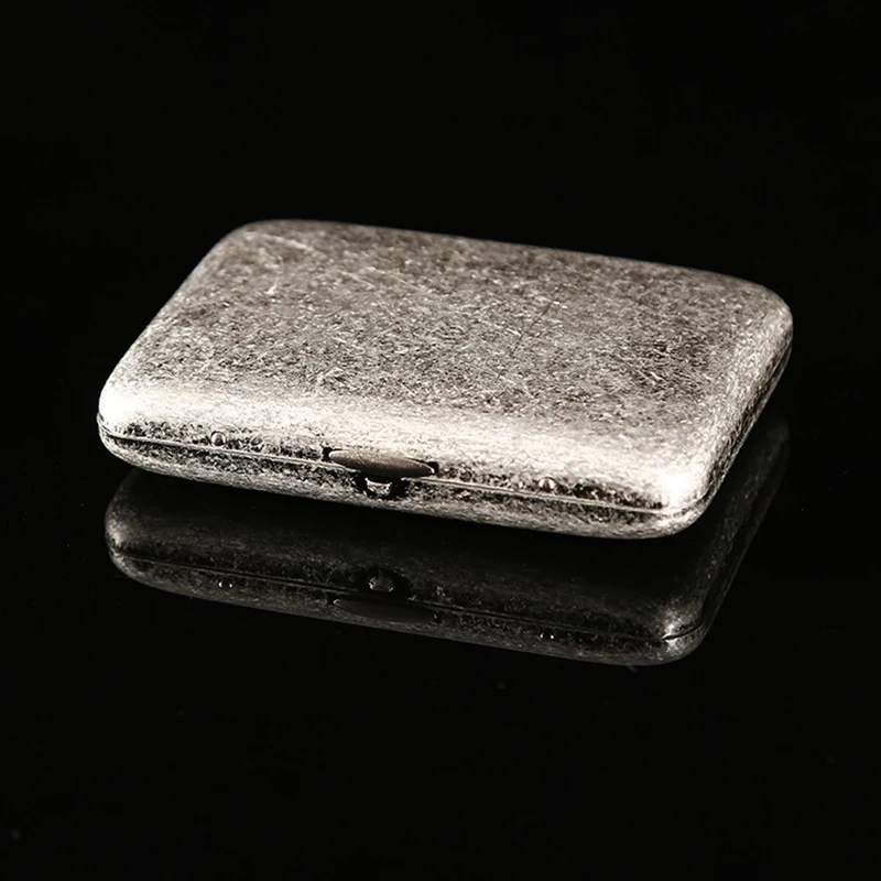 Уютный момент брендовый античный серебряный цвет медная сигарета коробка для