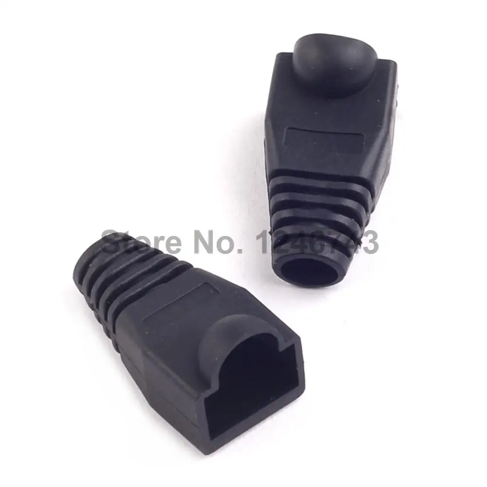50 шт. коннекторы RJ45 cat5 cat5e cat6 разноцветные Защитные муфты для сетевых