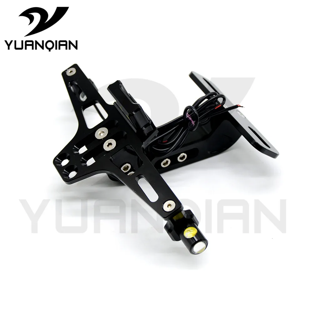 Универсальный держатель номерного знака мотоцикла CNC алюминиевый кронштейн