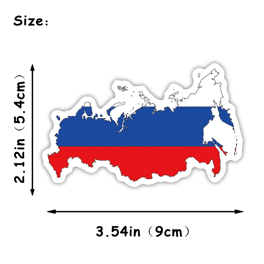 1 шт Россия национальные флаги стикеры игрушки для детей страны карта