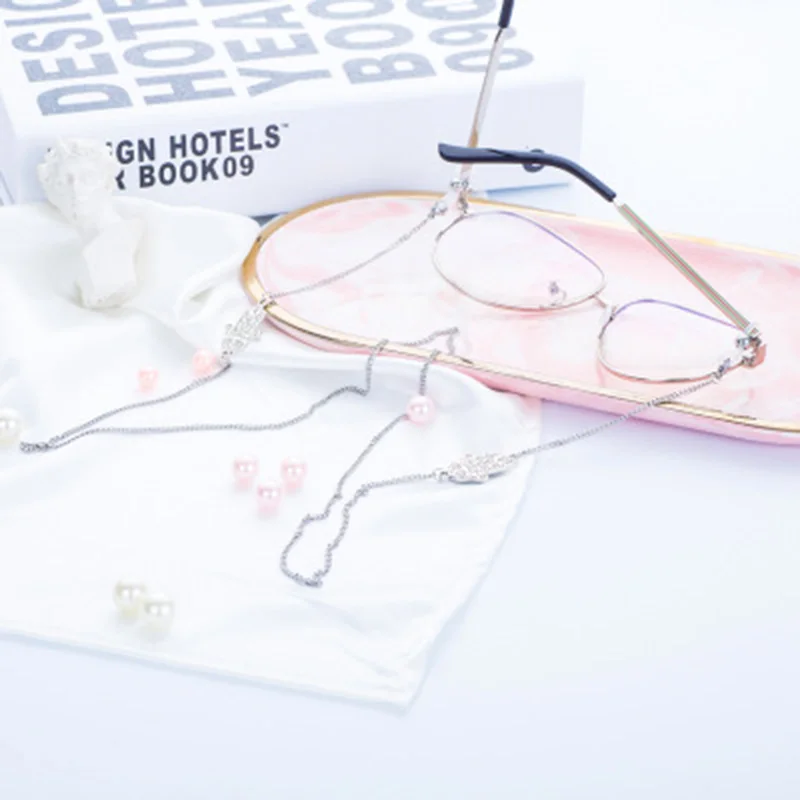 Lolita Vintage Eyeglass Chains Silver Hand Shape Anti-slip Eyewear Around Neck Sunglasses Chain Glasses Accessories | Аксессуары для