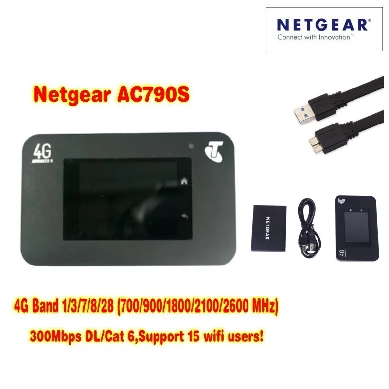 Разблокированный netger AC790S cat6 300 Мбит/с 4g wifi роутер ключ Беспроводная Aircard 790S 4G LTE