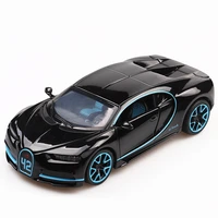 132 diecast car model metal sports car alloy car simulation racing model sound light door pull back car boy toy for kids gift