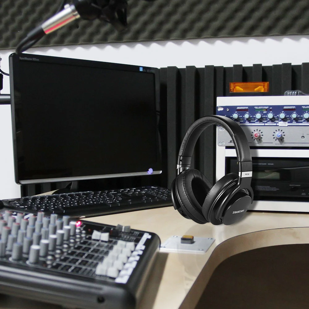 TAKSTAR PRO 82 профессиональные студийные наушники с динамическим монитором, гарнитура для записи и мониторинга музыки