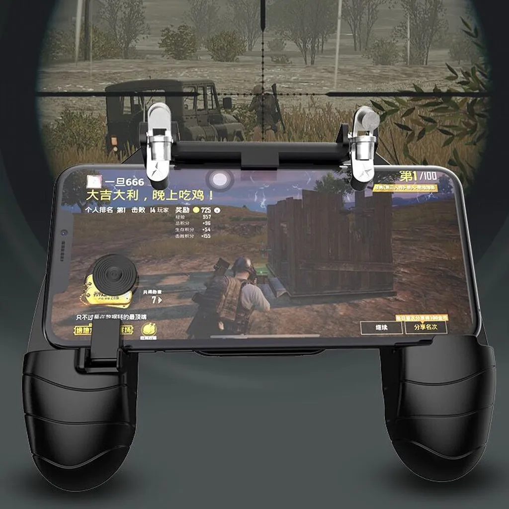 Мобильный игровой джойстик для pubg мобильных контроллер L1 R1 снимать ручка геймпад для заточки ножей из триггер огонь игровой джойстик