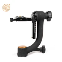 2018 high quality qzsd q45 360 degree panorama gimbal head tripod head with standard quick release plate for telephoto lens