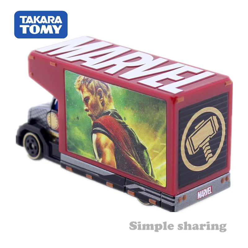 Takara Tomy Tomica Marvel TUNE AD Mov 2 0 набор моделей грузовиков Тор литая машина смешные детские