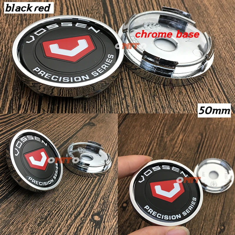 Горячая Распродажа Chrome 50 мм (5 см) VOSSEN эмблема 45 Стикеры обод колеса Кепки
