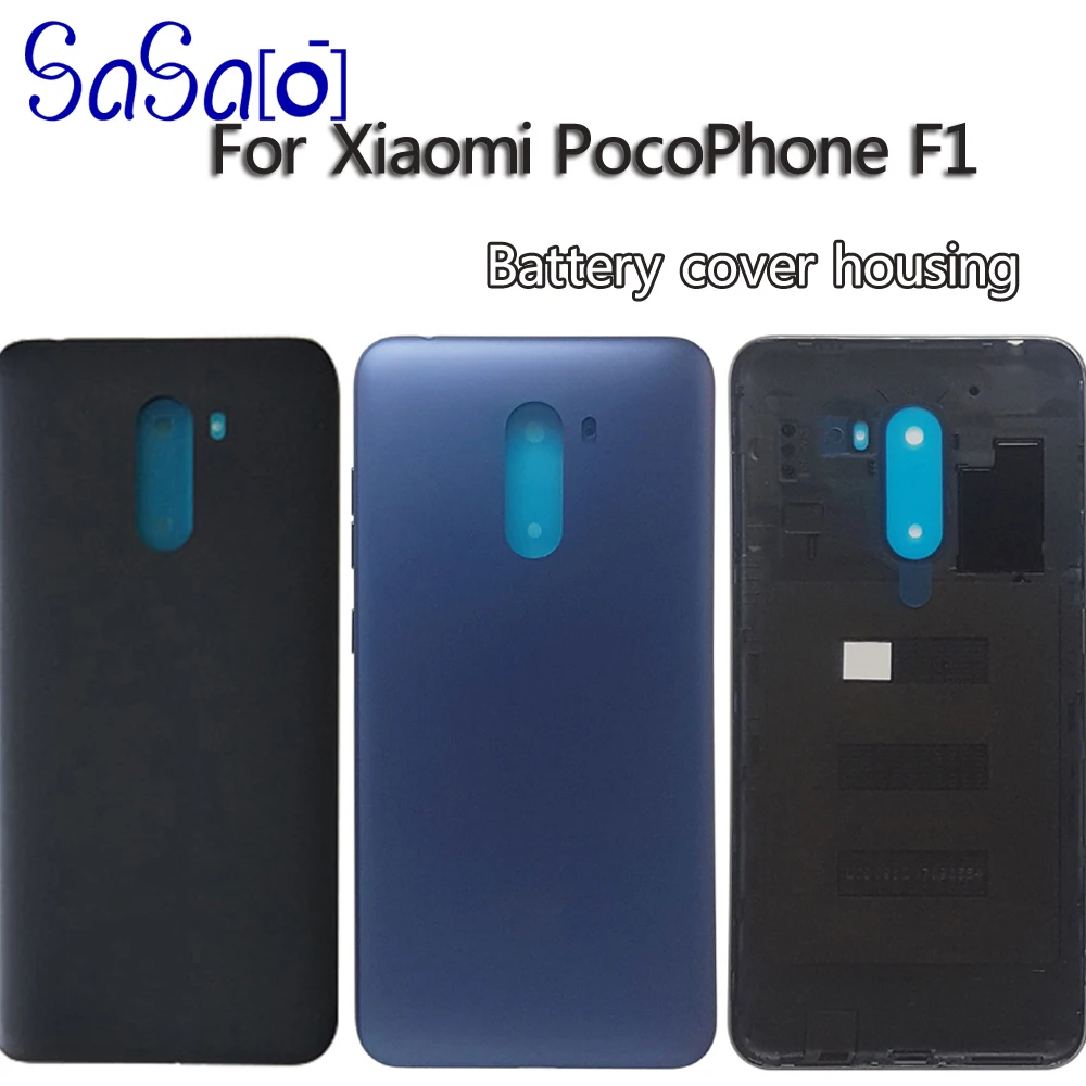 Замена корпуса для Xiaomi POCOPHONE F1 5 шт. задняя крышка батареи корпус с боковыми