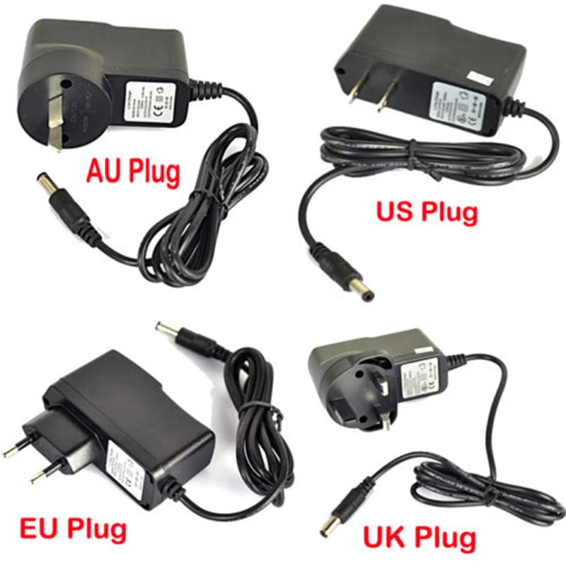 50 ШТ. США/ЕС/АС/ВЕЛИКОБРИТАНИЯ Plug 8.4 В 1A Зарядное Устройство для T6 P7 СВЕТОДИОДНЫЙ