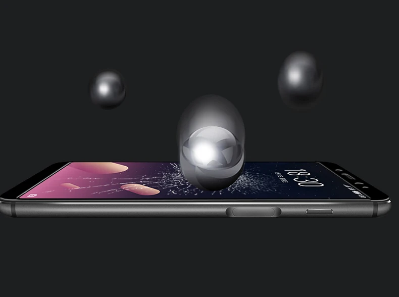 Закаленное стекло Wolfsay защитная пленка для экрана Meizu M6S 2.5D изогнутое полное