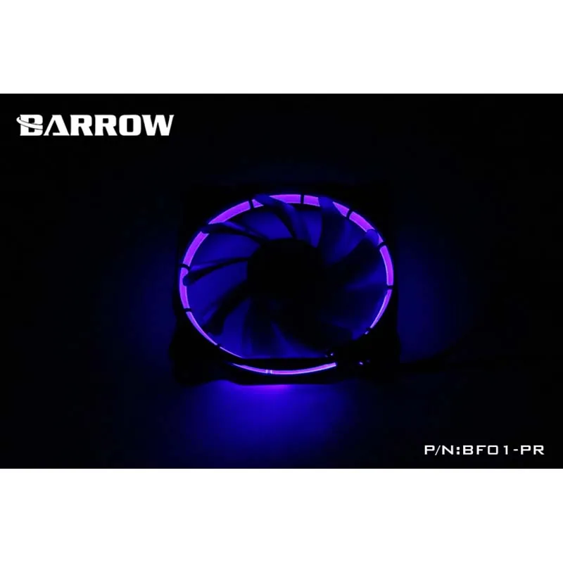 Вентилятор охлаждения Barrow PC холодный вытяжной вентилятор RGB aura PWM гидравлический