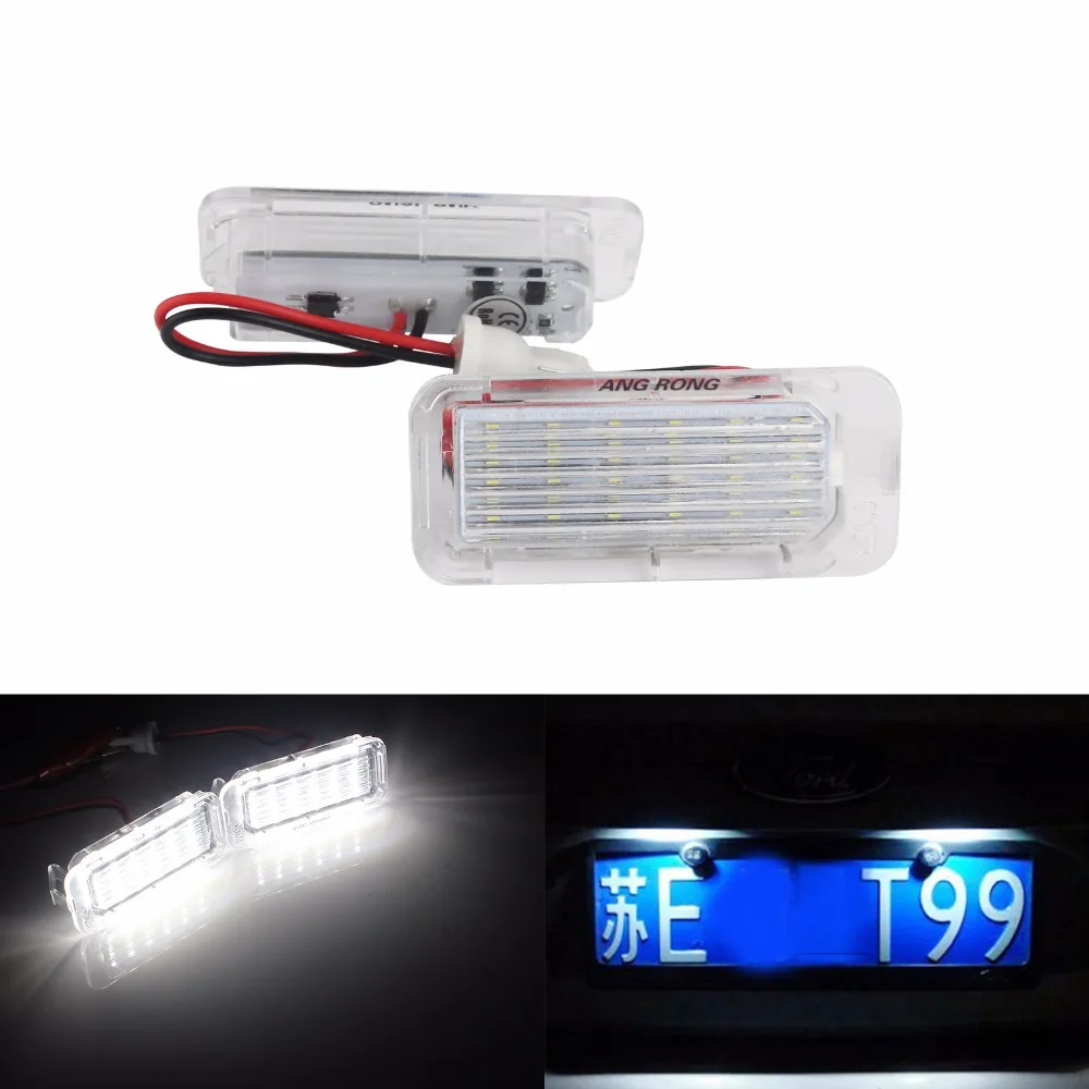 ANGRONG 2x LED License Number Plate Light White For Ford C-MAX MKII / Grand C-Max Focus MKIII DYB 2010+(CA217) | Автомобили и