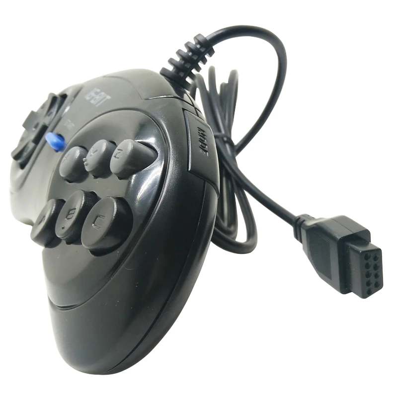 Для SEGA Genesis 9pin Plug игровой контроллер для 16 бит ручки 6 кнопок геймпад sega dreamcast MD