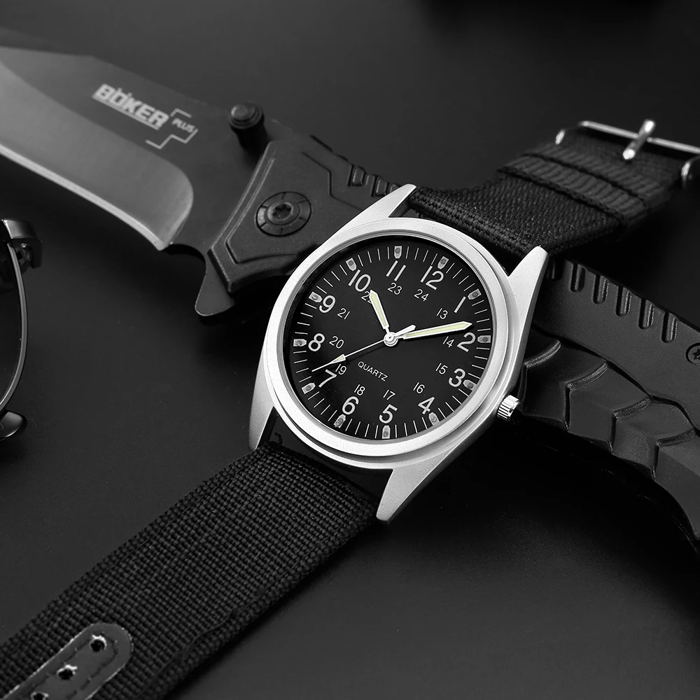 Новые люксовые брендовые военные часы мужские кварцевые аналоговые с кожаным