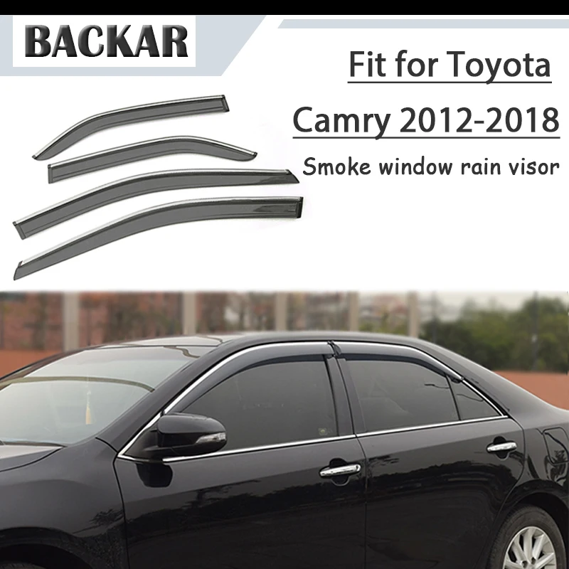Защитный козырек от дождя и солнца Backar для автомобилей Toyota Camry XV50 XV70 2012 2013 2014 2015 2016