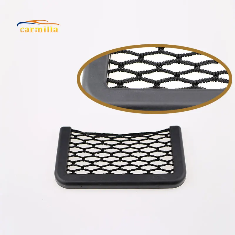 Автомобильный черный сетчатый мешок для хранения держатель телефона GPS