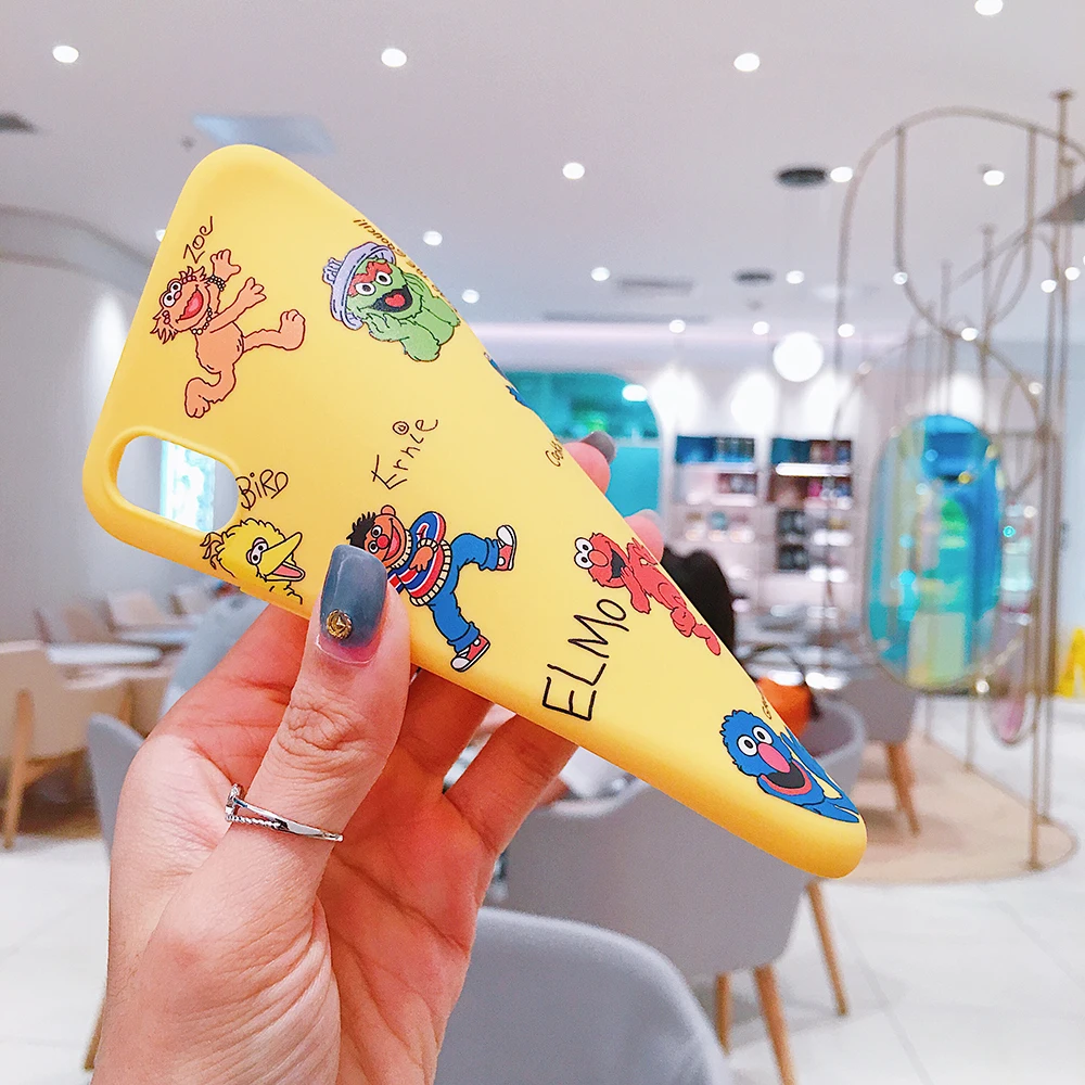 Горячие уличные чехлы для телефонов Sesame iPhone XS MAX XR мягкий силиконовый чехол из ТПУ