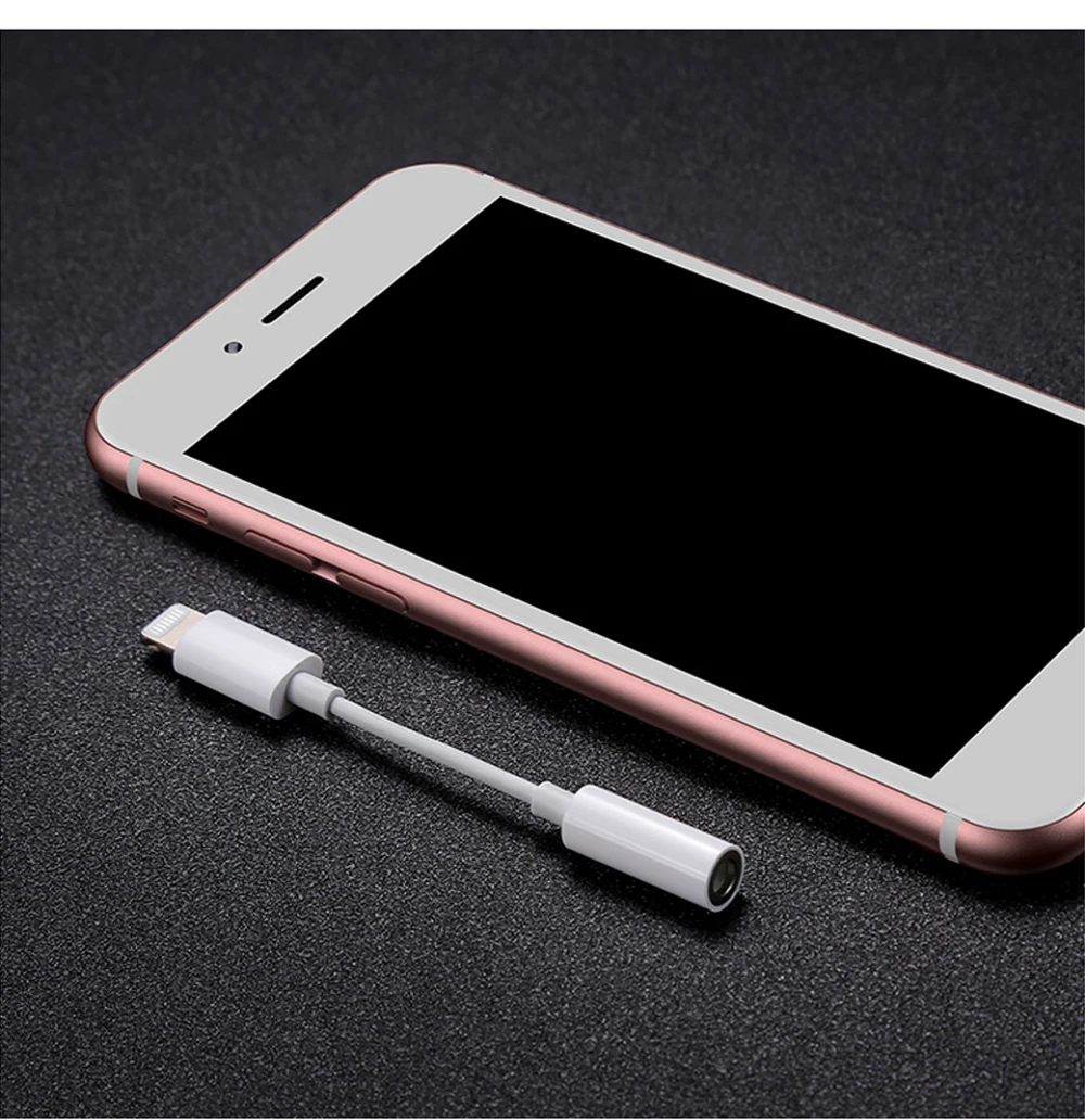 Alwup для Apple Lightning до 3,5 мм разъем для наушников адаптер X 7 8 Plus Кабель Suppot вызов регулятор громкости аудио конвертер для Iphone
