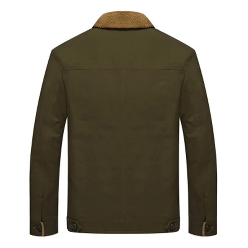 Winter Spring Plus Size Men Wool Blends Coat Single Breasted With Two Pockets Outerwear Male Clothing | Мужская одежда