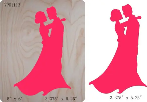 Bride & Groom Picture Perfec Wooden DieNew compatible | Дом и сад