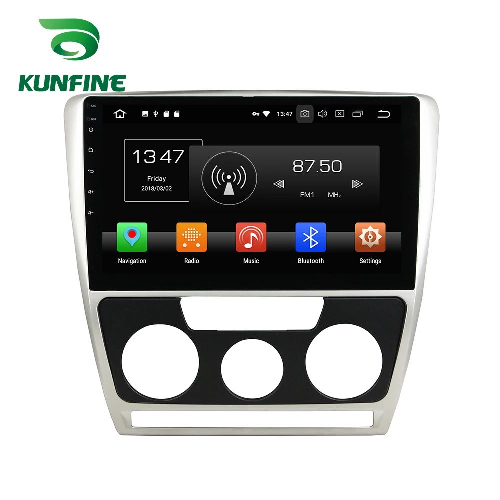 Octa Core 4GB RAM Android 8.0 Car DVD GPS Navigation Multimedia Player Stereo Deckless for SKODA Octavia 2007-2009 Radio | Автомобили и