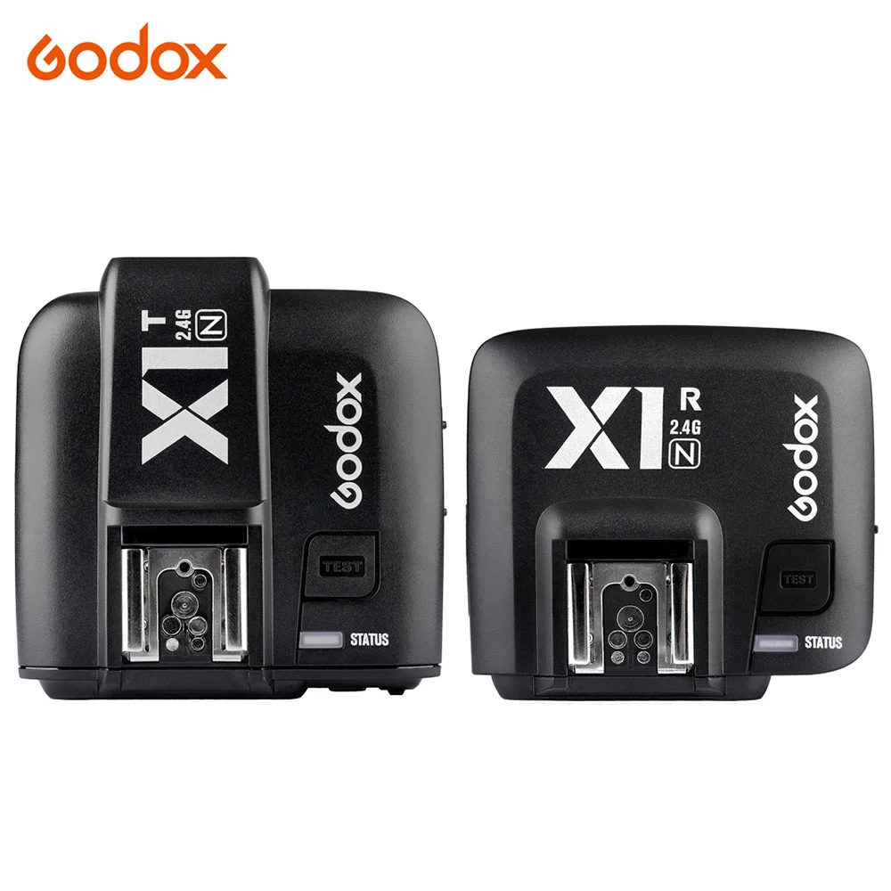 

Godox X1N TTL 2.4GHz Multi-functional Wireless Flash Trigger Transmitter Receiver Transceiver with Screen for Nikon DSLR Cameras