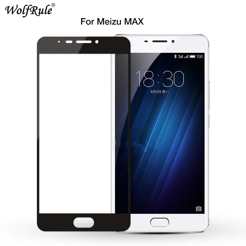 Protector de pantalla para Meizu M3 Max, cristal templado antiexplosi&oacute;n para MEIZU M3 Max/Max, pel&iacute;cula de cubierta completa, 6,0 ", 2 uds.-2