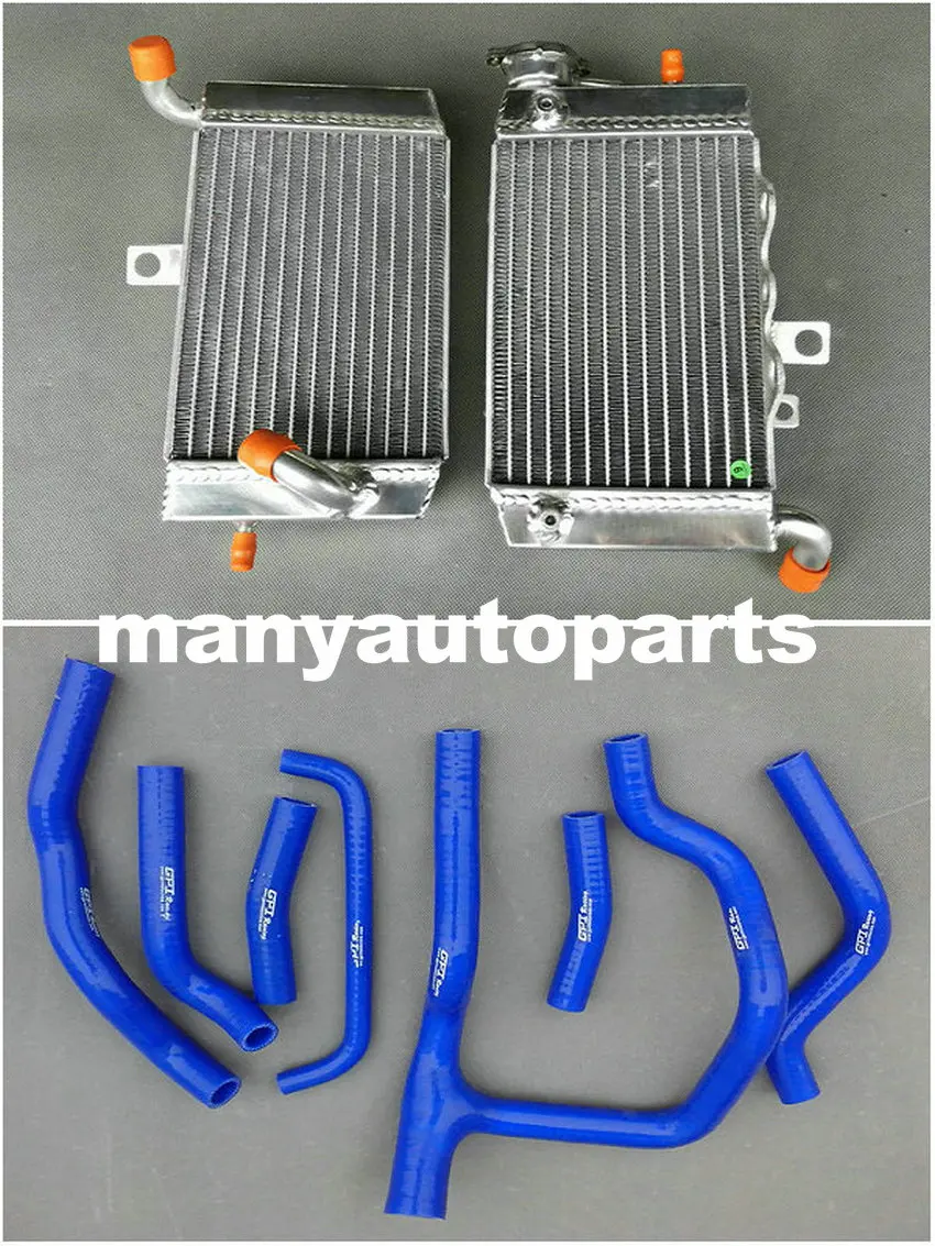 Радиатор GPI LH & RH с черным шлангом для Africa Twin 750 HONDA XRV750 XRV AFRICA TWIN|radiator for honda|honda