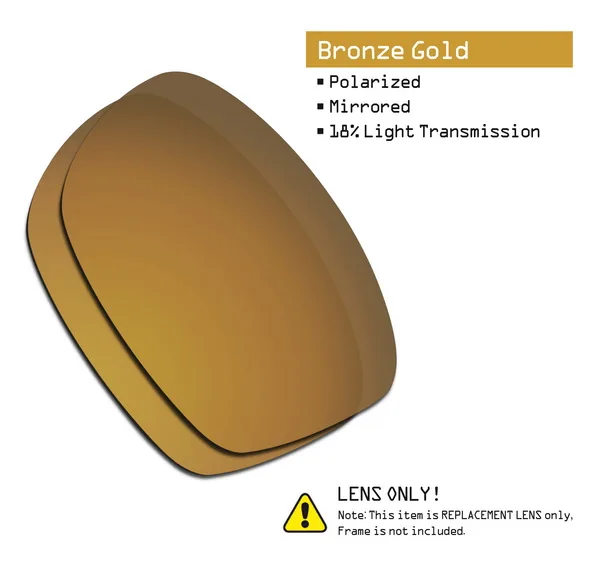 Bronze Gold SmartVLT поляризованные Сменные линзы для солнцезащитных очков в квадрате Оукли Юпитер-несколько вариантов - Цвет линз: Bronze Gold