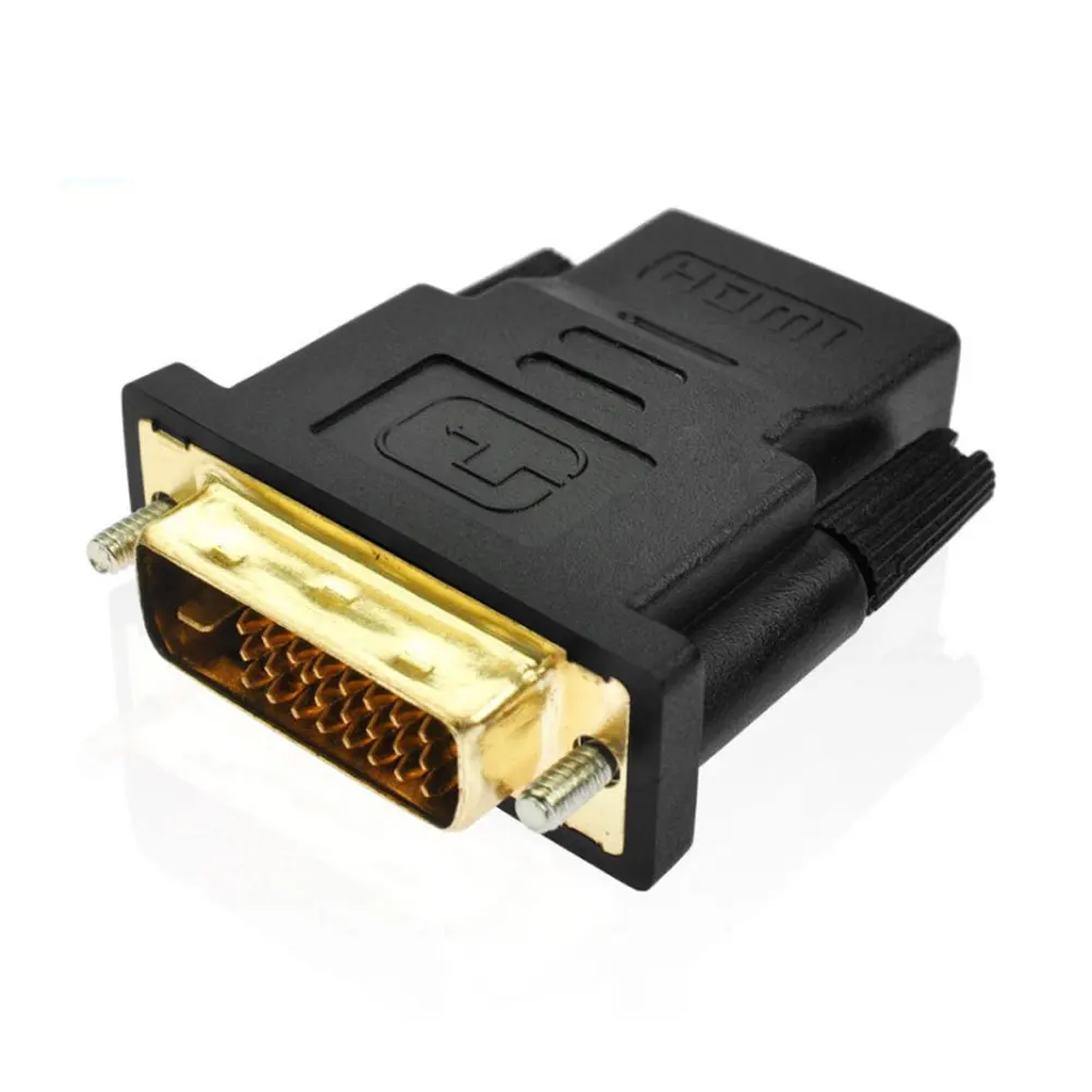 2 шт./компл. 24 + 1 Pin DVI-D папа к HDMI Женский 19 контактов адаптер HD HDTV монитор дисплей