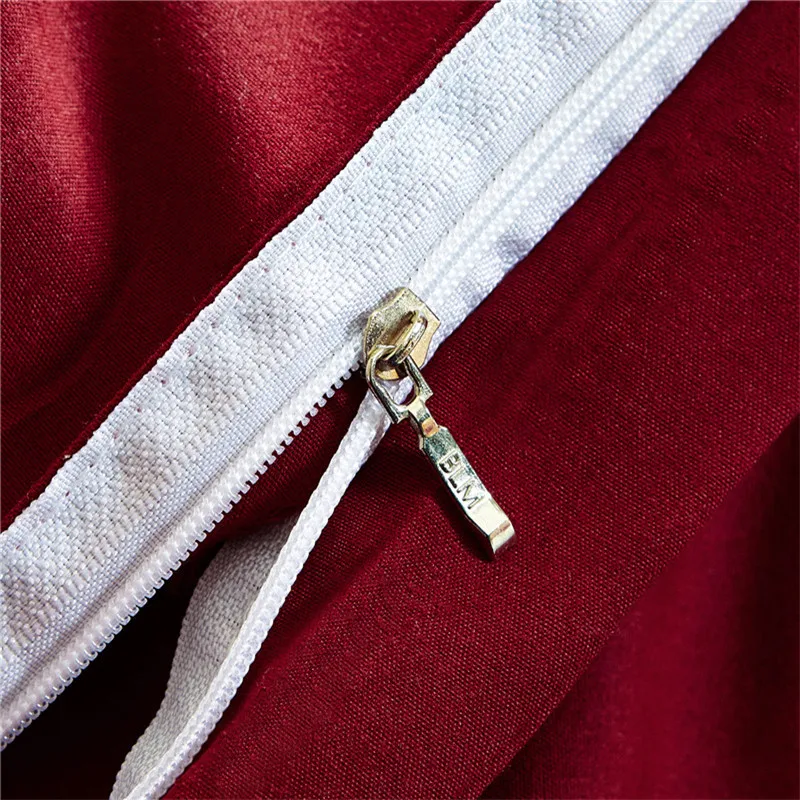 Новая мода домашний текстиль чистое красное вино пододеяльник активный процесс