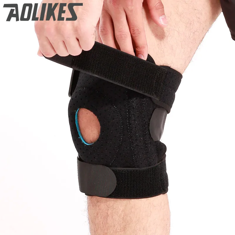 Наколенники Meniscus из силикагеля дышащие спортивные наколенники с пружинами для