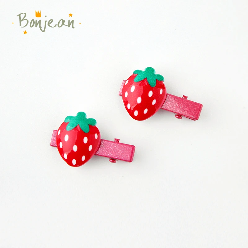 2 фото/Много фруктов ананас вечерние девочки заколки Клубника Дети ленты для