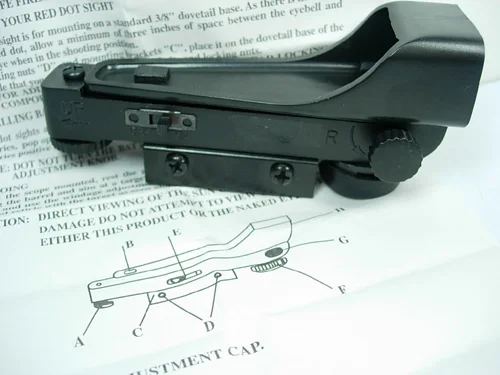 1x20x30 Тактический TAC Red Dot прицел широкий обзор Airgun w 10 мм Weaver Rail Охотничьи товары