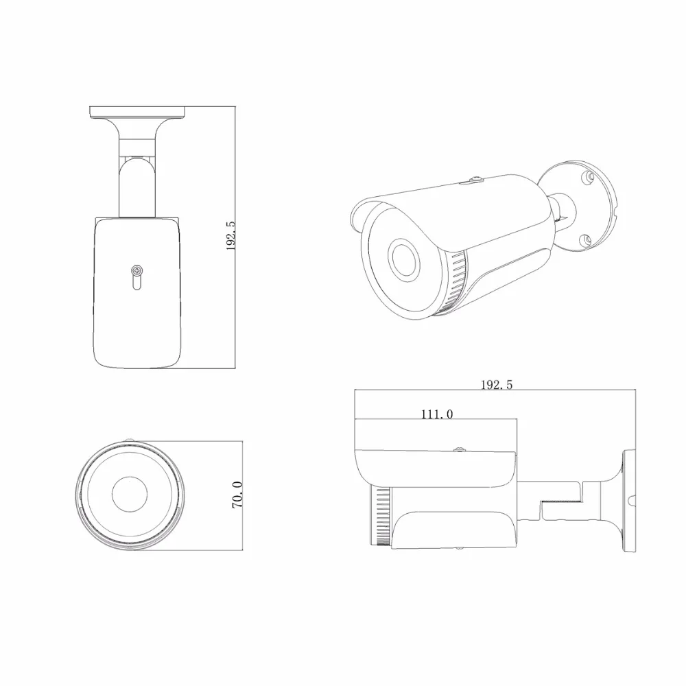BFMore 8ch 1080 P POE Комплект H.265 + Системы видеонаблюдения NVR 2.0MP IP Камера комплект
