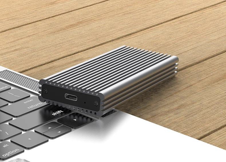 Blueendless NVME M.2 ssd корпус type-c порт высокая скорость передачи жесткий диск Корпус тепловыделение черный алюминиевый ssd