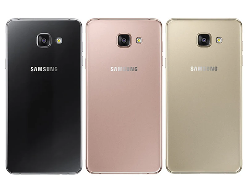 Оригинальный разблокированный Samsung Galaxy A7 Duos (2016) 4G GSM Android мобильный телефон с