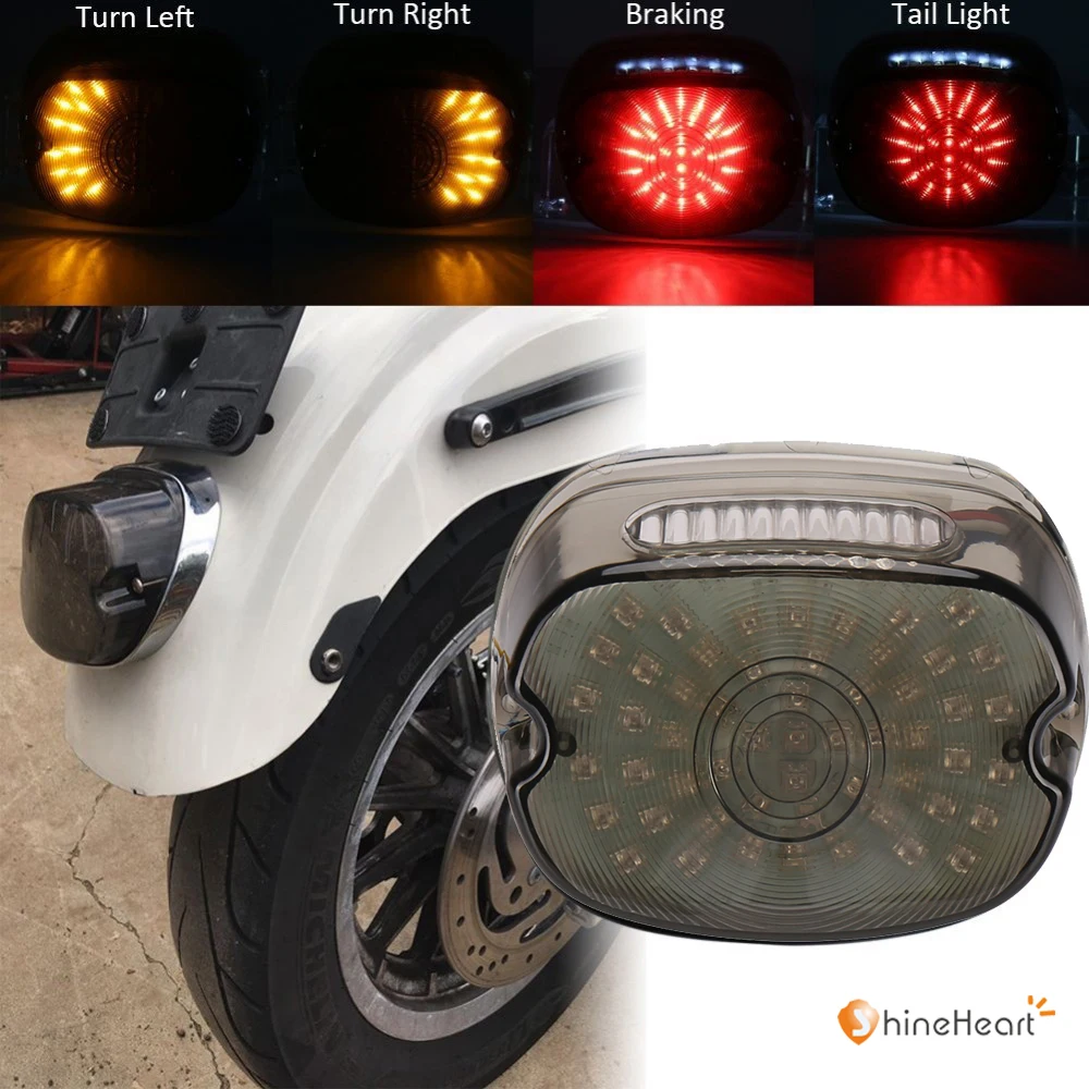 Энергосберегающий светодиодный задний фонарь мотоцикла (красный) сигнал