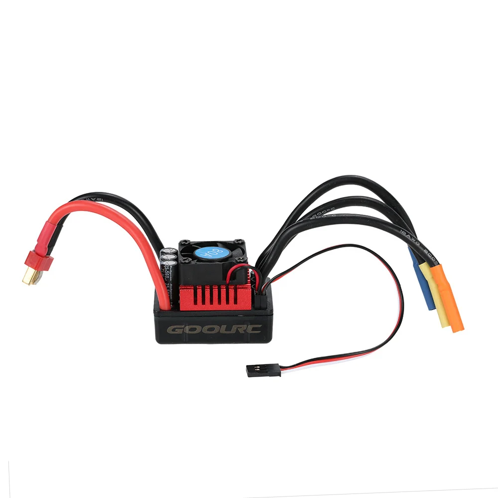 GoolRC S 80A бесщеточный ESC электрический регулятор скорости с 6 1 в 3а SBEC для 1:8 RC