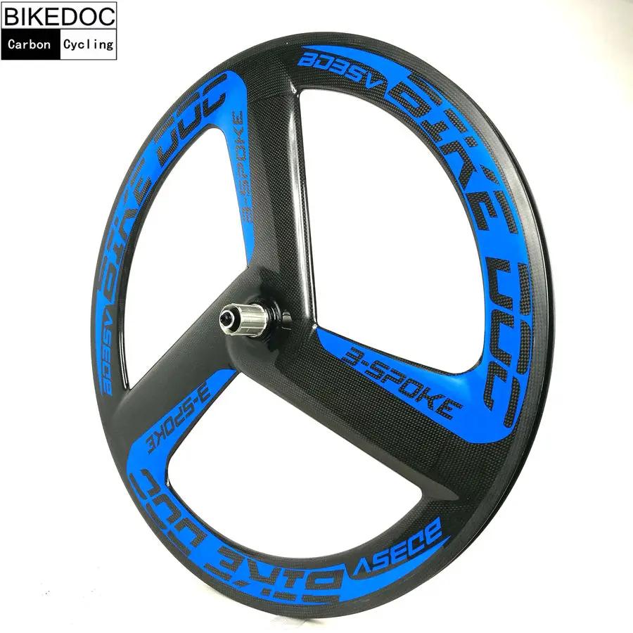 BIKEDOC Bicicleta Carbon 3 спицевое колесо 700c Фиксированное переключения передач Toray 700