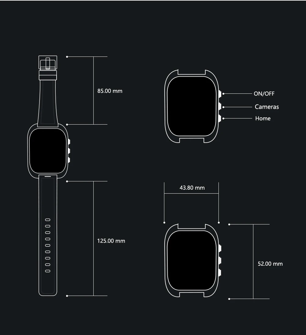 Gps smartwatch X01, монитор сердечного ритма, wifi, 8 ГБ, 2МП камера Поддержка sim-карты bluetooth фитнес-трекер для huawei xiaomi SAMSUNG