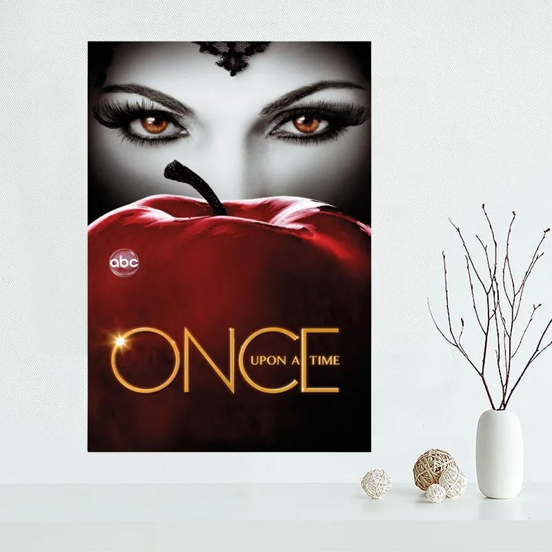 Новое поступление 2017 индивидуальный постер once upon a time для рисования на холсте