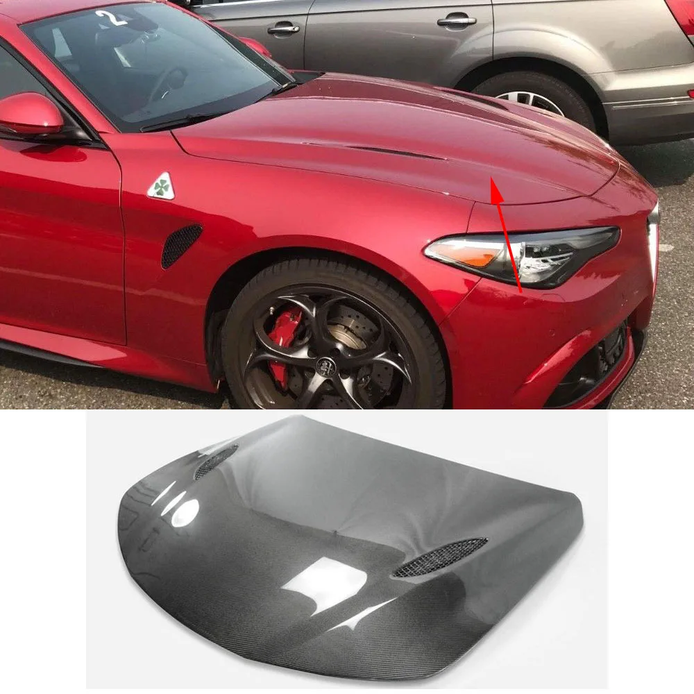 Передний спойлер на губы из углеродного волокна для Alfa Romeo Giulia 2017 2018|Обвесы| |