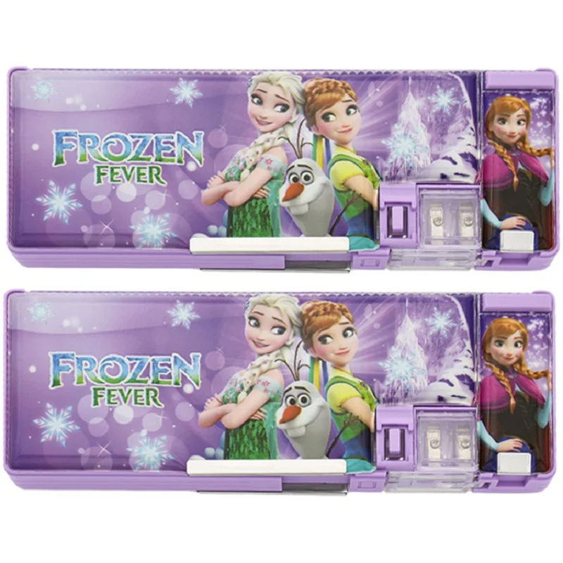 Многофункциональный студент канцелярские мультфильм Фиолетовый принцесса льда