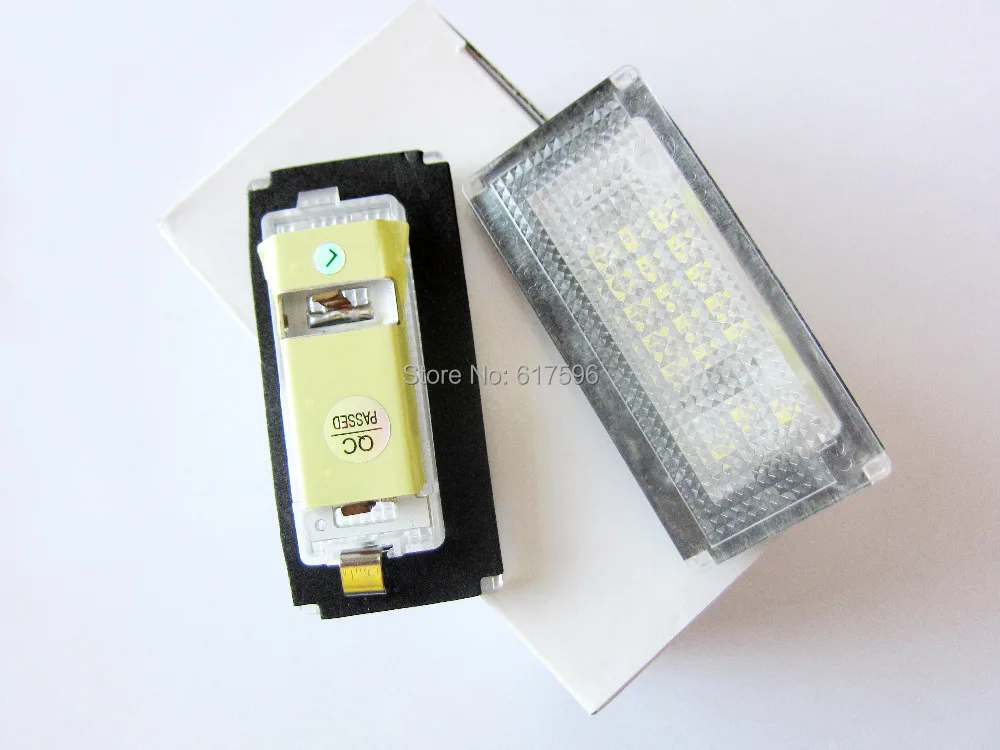 2 шт. водить автомобиль номерной знак светильник белого цвета для BMW Mini Cooper S R50 R52 R53