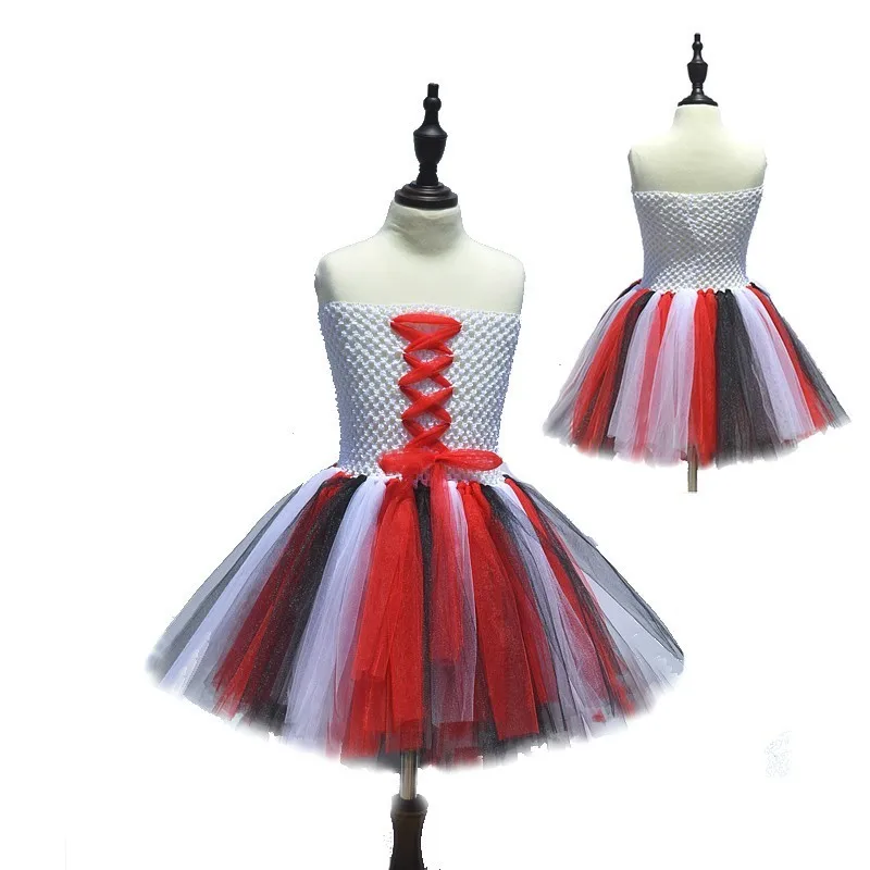 

Girls Pirate Costume Tutu Dress for Birthday Cosplay Sleeveless Girl Summer Dress Kids Tulle Party Dresses Halloween Christmas